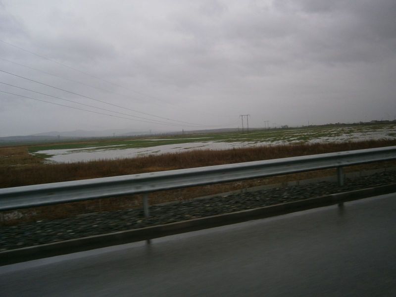 Наводнени ниви в землището на община Нова Загора