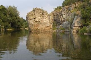 Село Гугутка, меандрите на Бяла река